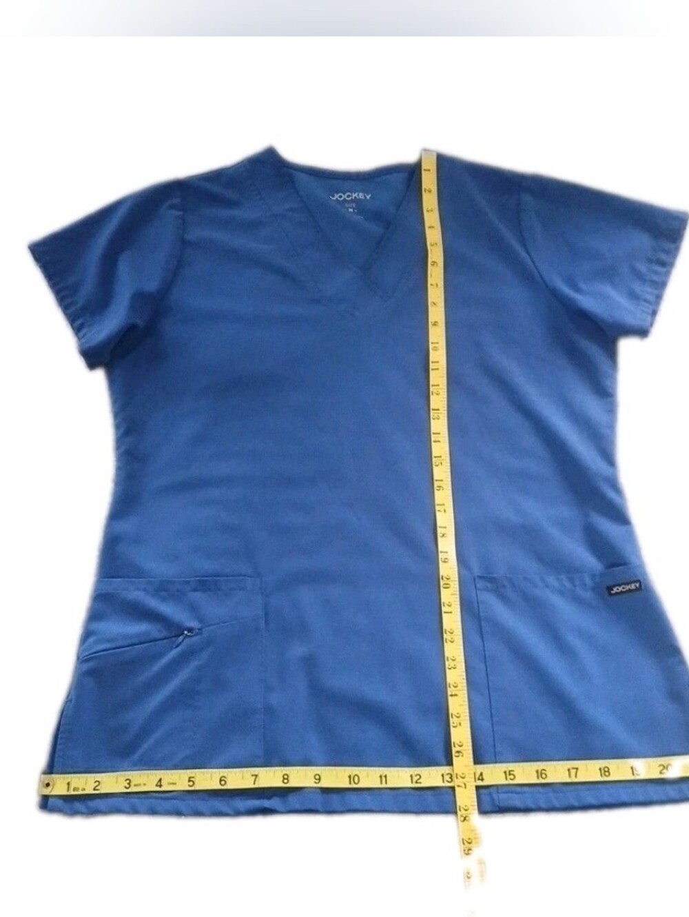 Jockey Women's Size M Scrubs Pant Set Royal Blue Short Sleeves - Picture 11 of 14